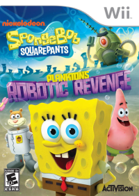 SpongeBob SquarePants: Plankton's Robotic Revenge Wii  box art